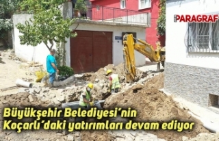 Büyükşehir Belediyesi’nin Koçarlı’daki yatırımları...