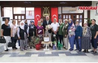 JES direnişçisi kadınlardan Başkan Atay’a teşekkür...