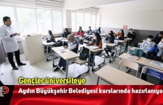 Gençler üniversiteye Aydın Büyükşehir Belediyesi...