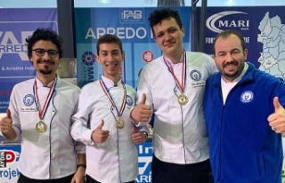 Davutlar MYO Takımı 3 altın madalya ile şampiyon...