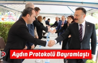 Aydın Protokolü Bayramlaştı