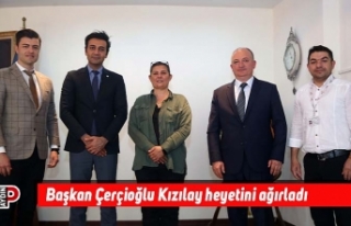 Başkan Çerçioğlu Kızılay heyetini ağırladı