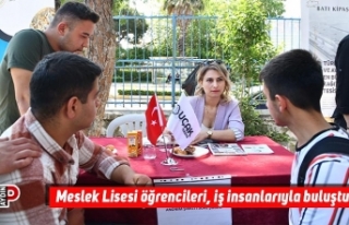 Meslek Lisesi öğrencileri, iş insanlarıyla buluştu