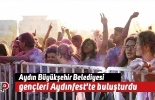 Aydın Büyükşehir Belediyesi gençleri Aydınfest'te...