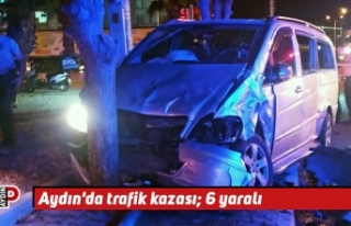 Aydın'da trafik kazası; 6 yaralı