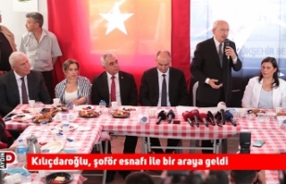CHP Genel Başkanı Kılıçdaroğlu, şoför esnafı...