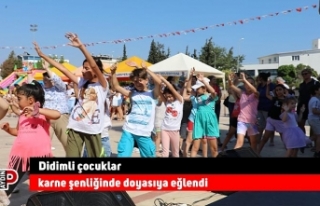 Didimli çocuklar karne şenliğinde doyasıya eğlendi