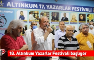 18. Altınkum Yazarlar Festivali başlıyor