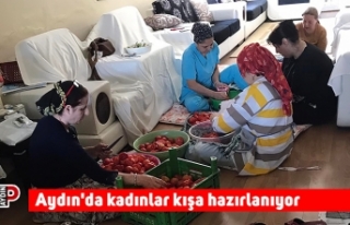 Aydın'da kadınlar kışa hazırlanıyor