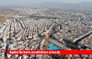 Aydın’da hava sıcaklıkları artacak