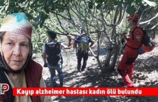 Kayıp alzheimer hastası kadın ölü bulundu