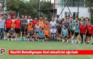 Nazilli Belediyespor özel misafirini ağırladı