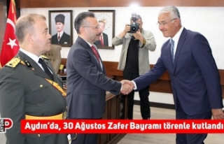 Aydın’da, 30 Ağustos Zafer Bayramı törenle kutlandı