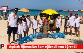 Aydınlı öğrenciler hem eğlendi hem öğrendi