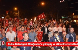 Didim Belediyesi 30 Ağustos’u yürüyüş ve etkinliklerle...