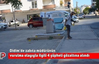 Didim’de zabıta müdürünün vurulma olayıyla...