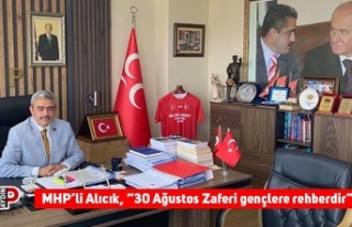 MHP’li Alıcık, “30 Ağustos Zaferi gençlere...