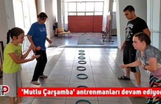 'Mutlu Çarşamba' antrenmanları devam...