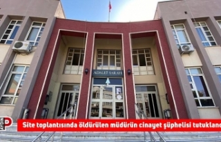 Site toplantısında öldürülen müdürün cinayet...