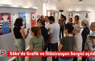 Söke'de Grafik ve İllüstrasyon Sergisi açıldı