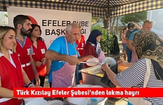 Türk Kızılay Efeler Şubesi'nden lokma hayrı