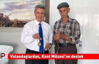 Vatandaşlardan, Kent Müzesi’ne destek