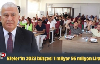 Efeler’in 2023 bütçesi 1 milyar 56 milyon Lira