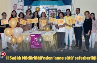 İl Sağlık Müdürlüğü'nden 'anne sütü'...