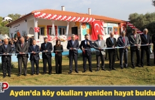 Aydın’da köy okulları yeniden hayat buldu