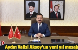 Aydın Valisi Aksoy'un yeni yıl mesajı