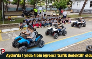 Aydın’da 1 yılda 4 bin öğrenci 'trafik...