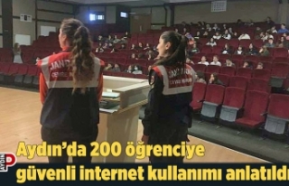 Aydın’da 200 öğrenciye güvenli internet kullanımı...