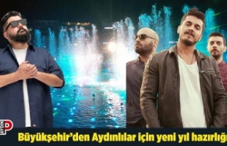 Büyükşehir’den Aydınlılar için yeni yıl hazırlığı