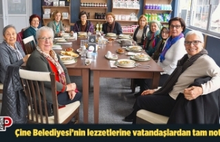 Çine Belediyesi’nin lezzetlerine vatandaşlardan...