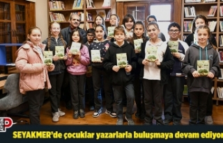 SEYAKMER’de çocuklar yazarlarla buluşmaya devam...