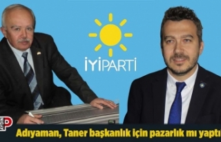 Adıyaman, Taner başkanlık için pazarlık mı yaptı?