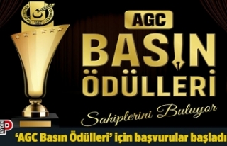 ‘AGC Basın Ödülleri’ için başvurular başladı