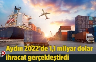 Aydın 2022 yılında 1,1 milyar dolar ihracat gerçekleştirdi
