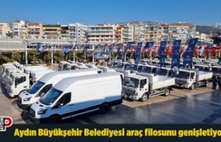Aydın Büyükşehir Belediyesi araç filosunu genişletiyor