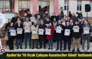 Aydın'da '10 Ocak Çalışan Gazeteciler...