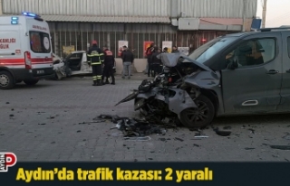 Aydın’da trafik kazası: 2 yaralı