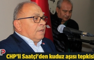 CHP’li Saatçi'den kuduz aşısı tepkisi