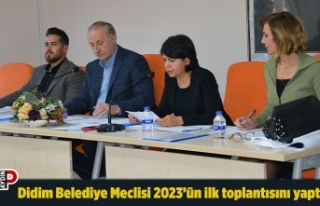 Didim Belediye Meclisi 2023’ün ilk toplantısını...