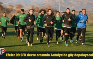Efeler 09 SFK devre arasında Antalya’da güç depolayacak