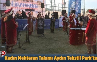 Kadın Mehteran Takımı Aydın Tekstil Park'ta