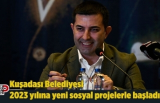 Kuşadası Belediyesi 2023 yılına yeni sosyal projelerle...