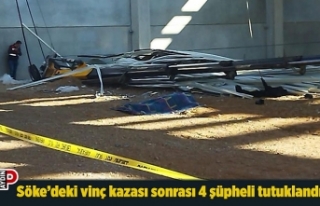 Söke’deki vinç kazası sonrası 4 şüpheli tutuklandı