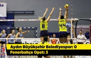 Aydın Büyükşehir Belediyespor: 0 - Fenerbahçe...
