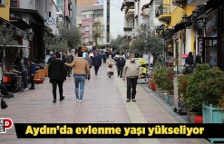 Aydın’da evlenme yaşı yükseliyor
