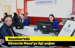 Kuşadası’nda Güvercin Masa'ya ilgi yoğun